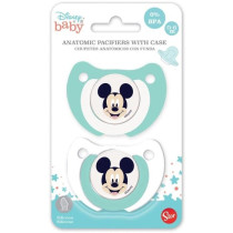 Lot de sucettes anatomique Mickey 0-6mois