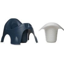 Pot - THERMOBABY - IDEO - Bleu - Avec écuelle amovible, ergonomique e