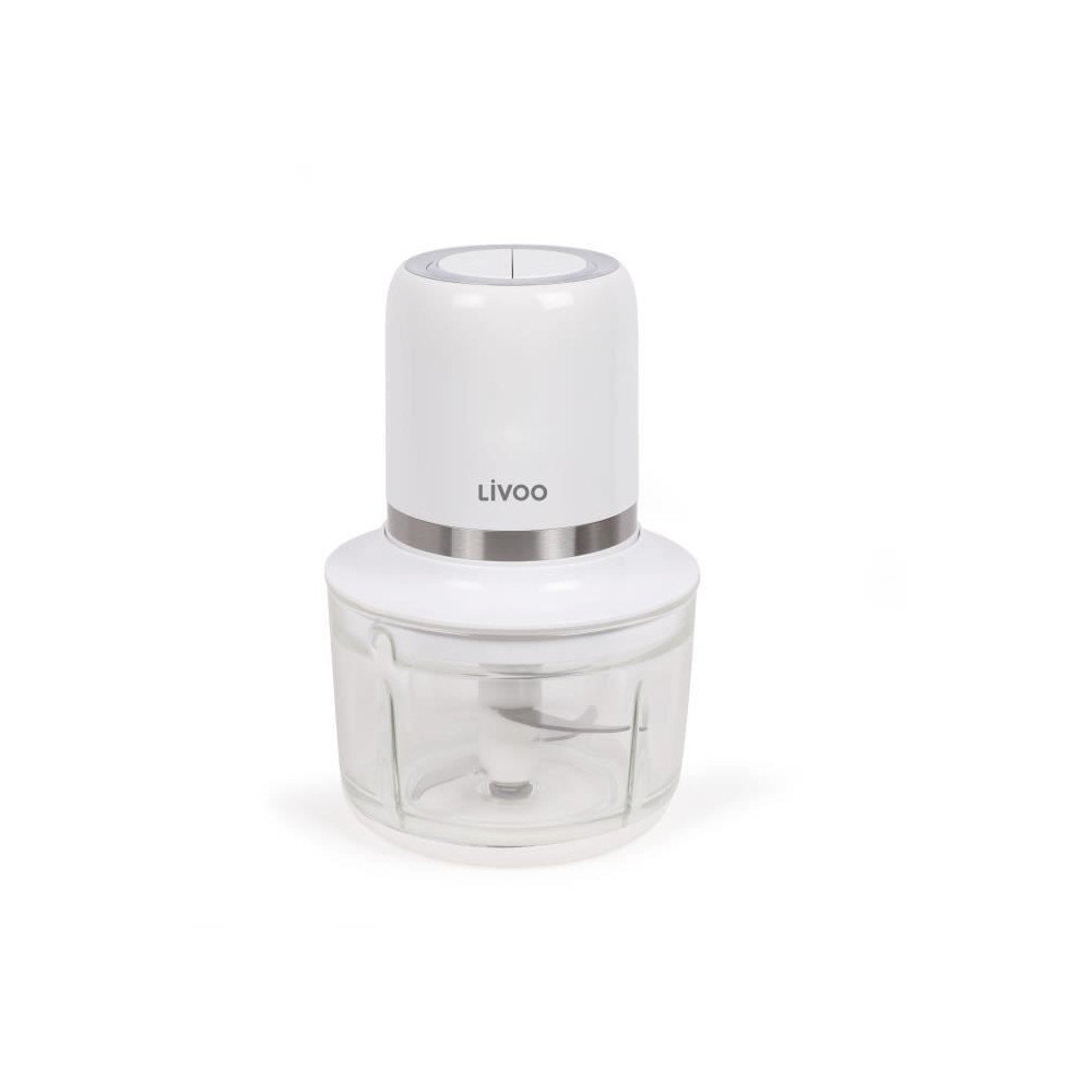 Hachoir électrique sans fil - LIVOO - 200 W - 2 vitesses - 1,2 L - 4