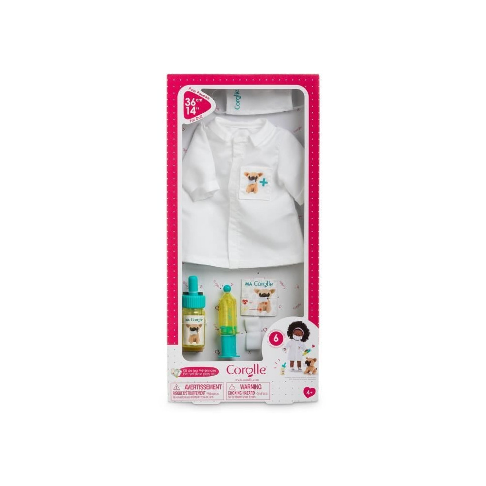 Accessoires poupée - COROLLE - Kit de Jeu Vétérinaire - Pour poupé