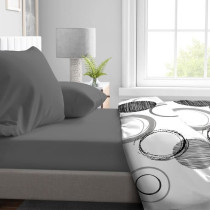 Drap housse - HOME LINGE PASSION - HP71770 - 160 x 200 cm + 30 cm bonn