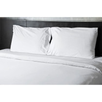 Drap plat - HOME LINGE PASSION - 180 x 290 cm - 1 personne - Blanc