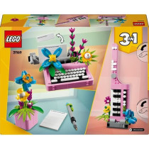 LEGO Creator 31169 3-en-1 La machine a écrire avec des fleurs - Jeu p