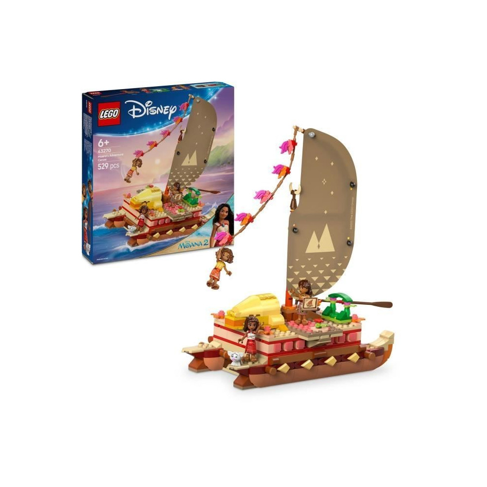 LEGO | Disney 43270 Le bateau d'aventure de Vaiana - Jeu a construire