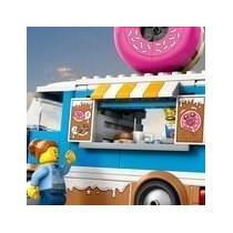 LEGO City 60452 Le food-truck de donuts - Jouet de construction pour g