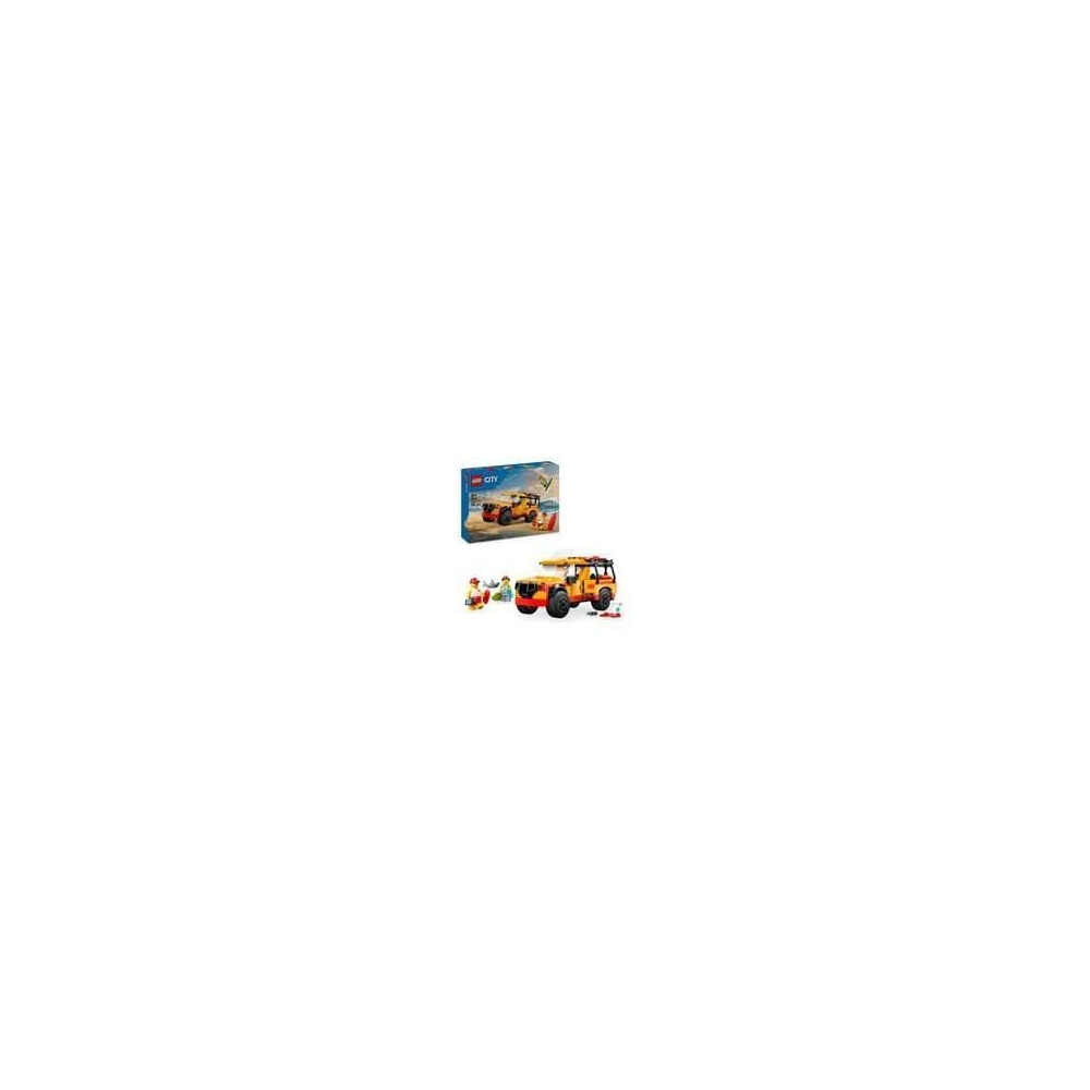LEGO City 60453 Le véhicule de secours de la plage - Jouet des 6 ans