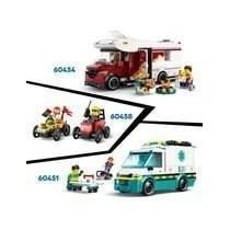 LEGO City 60453 Le véhicule de secours de la plage - Jouet des 6 ans
