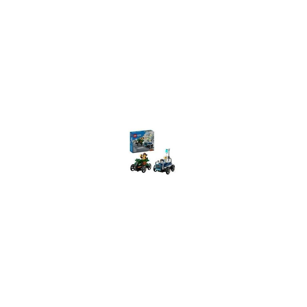 LEGO City 60459 Pack de bolides de course : avion contre lit d'hôpita