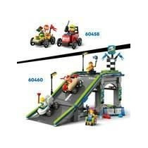 LEGO City 60459 Pack de bolides de course : avion contre lit d'hôpita