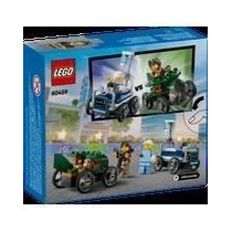 LEGO City 60459 Pack de bolides de course : avion contre lit d'hôpita