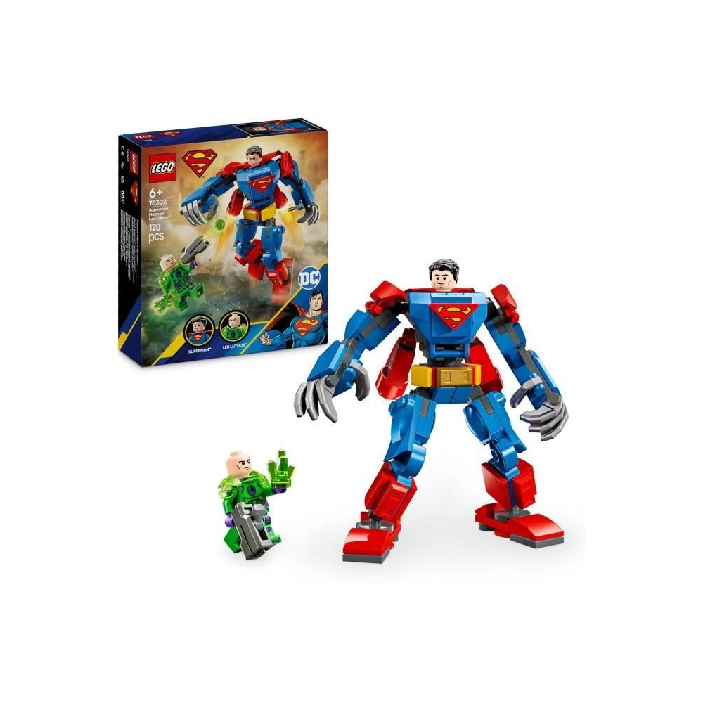 LEGO DC 76302 Le robot de Superman contre Lex Luthor - Jouet super hé