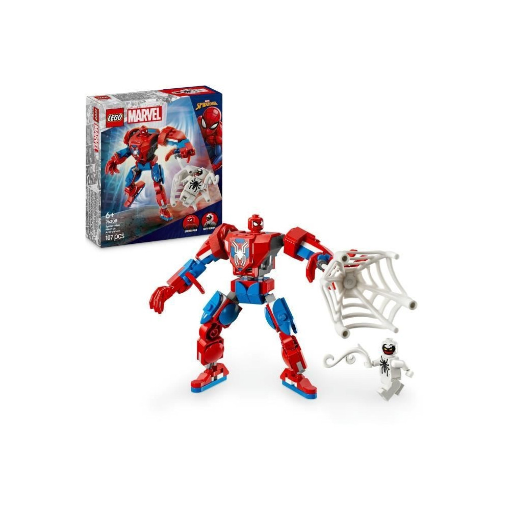 LEGO Marvel 76308 Le robot de Spider-Man contre Anti-Venom - Jeu de su