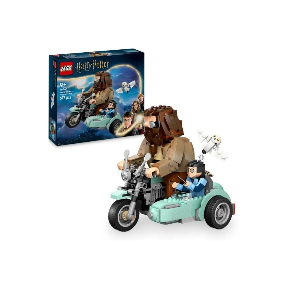 LEGO Harry Potter 76443 La balade en moto de Hagrid et Harry - Jeu de