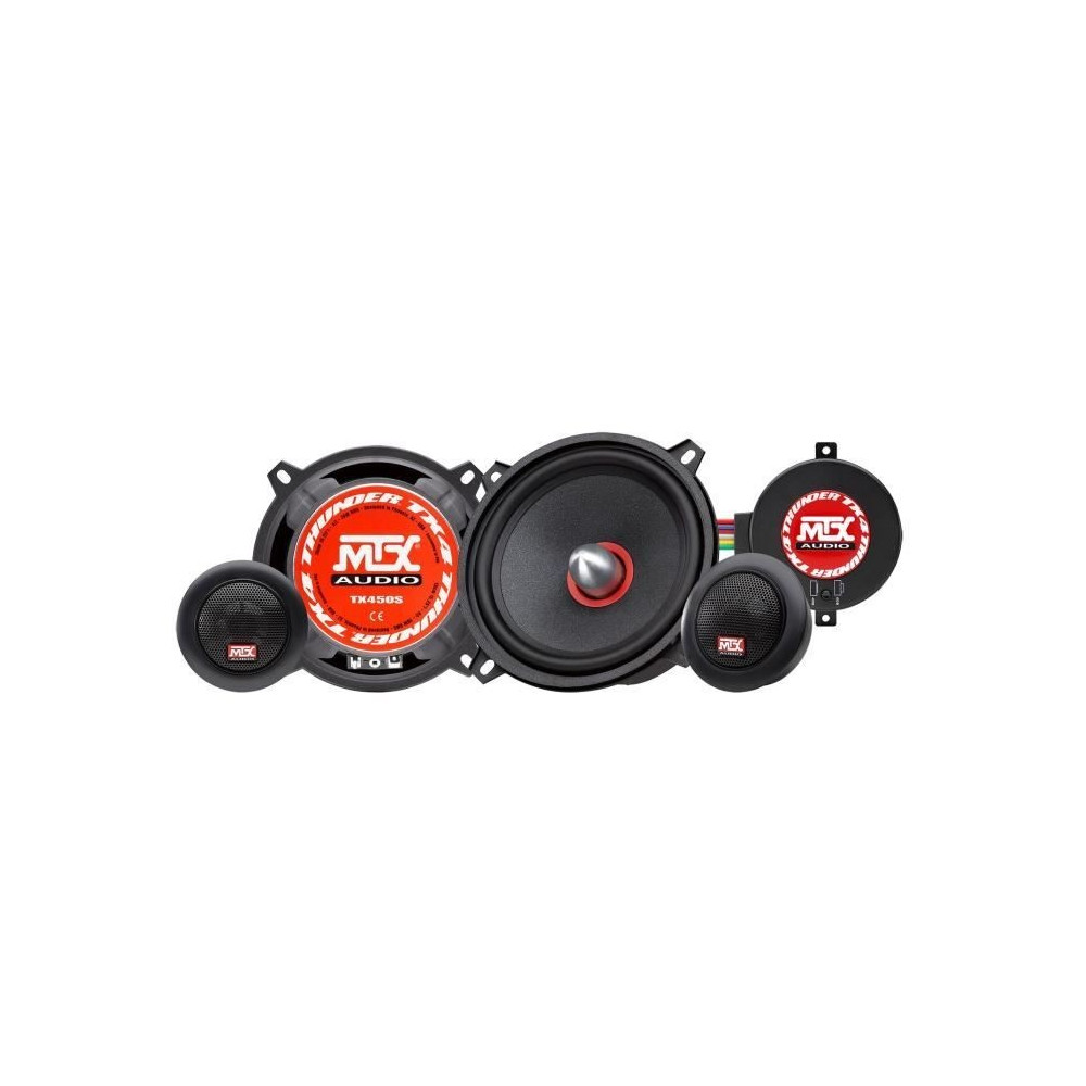 MTX TX450S Haut-parleurs voiture Kit 2 voies 13cm 70W RMS 4 Tweeters n