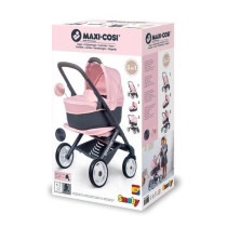 SMOBY - Bébé Confort - Poussette + Landau 3 en 1 pour Poupons et Pou