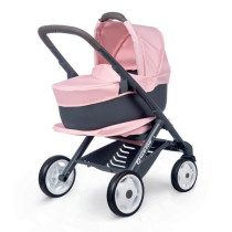 SMOBY - Bébé Confort - Poussette + Landau 3 en 1 pour Poupons et Pou