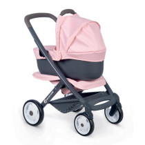 SMOBY - Bébé Confort - Poussette + Landau 3 en 1 pour Poupons et Pou