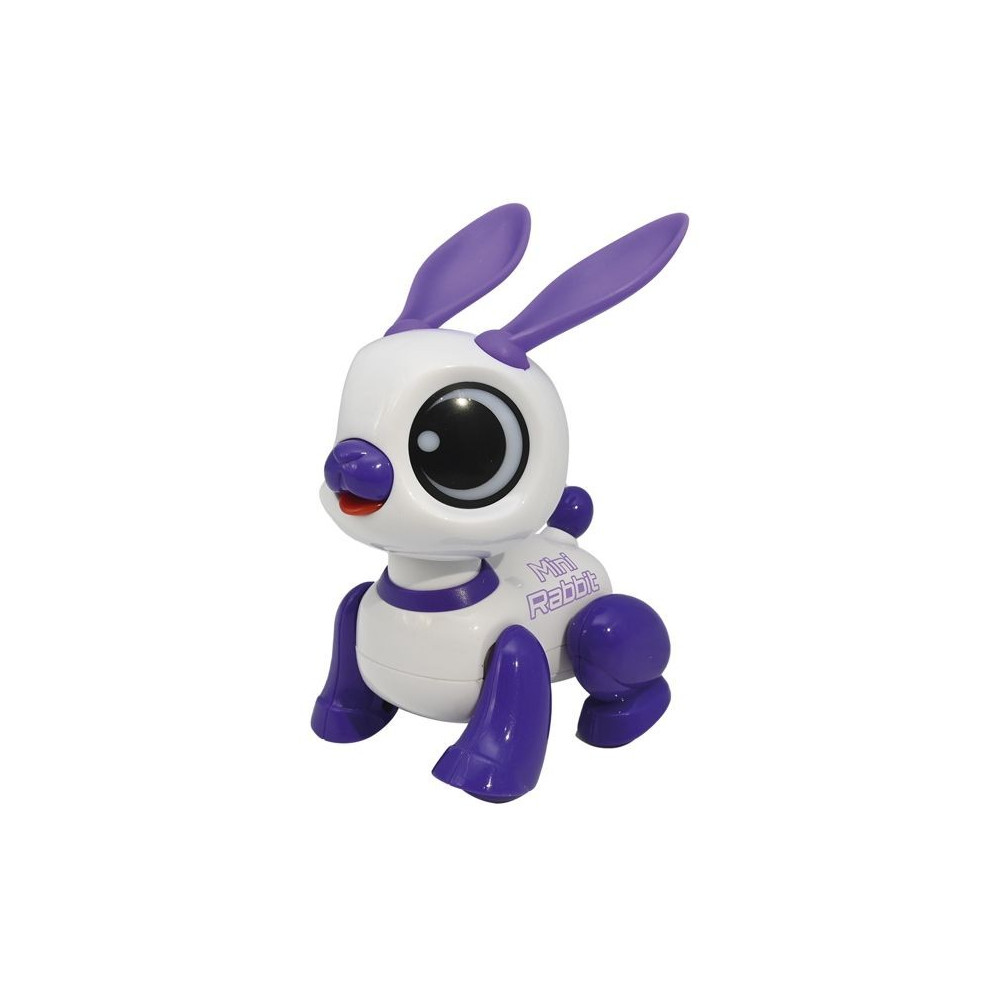 Power Rabbit Mini - Robot lapin avec effets lumineux et sonores, contr