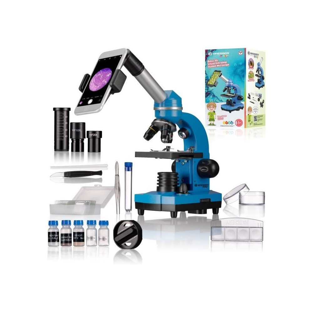 Microscope étudiant BIOLUX SEL - BRESSER JUNIOR - grossissement 40x-1
