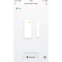 Konyks Senso Charge 2 - Détecteur d'ouverture Wi-Fi sur batterie pour