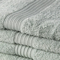 TODAY Essential - Lot de 5 draps de bain 70x130 cm 100% Coton coloris
