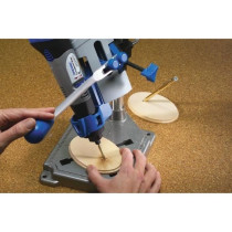 Support vertical de perceuse a colonne DREMEL 220 - Acier - Réglage p