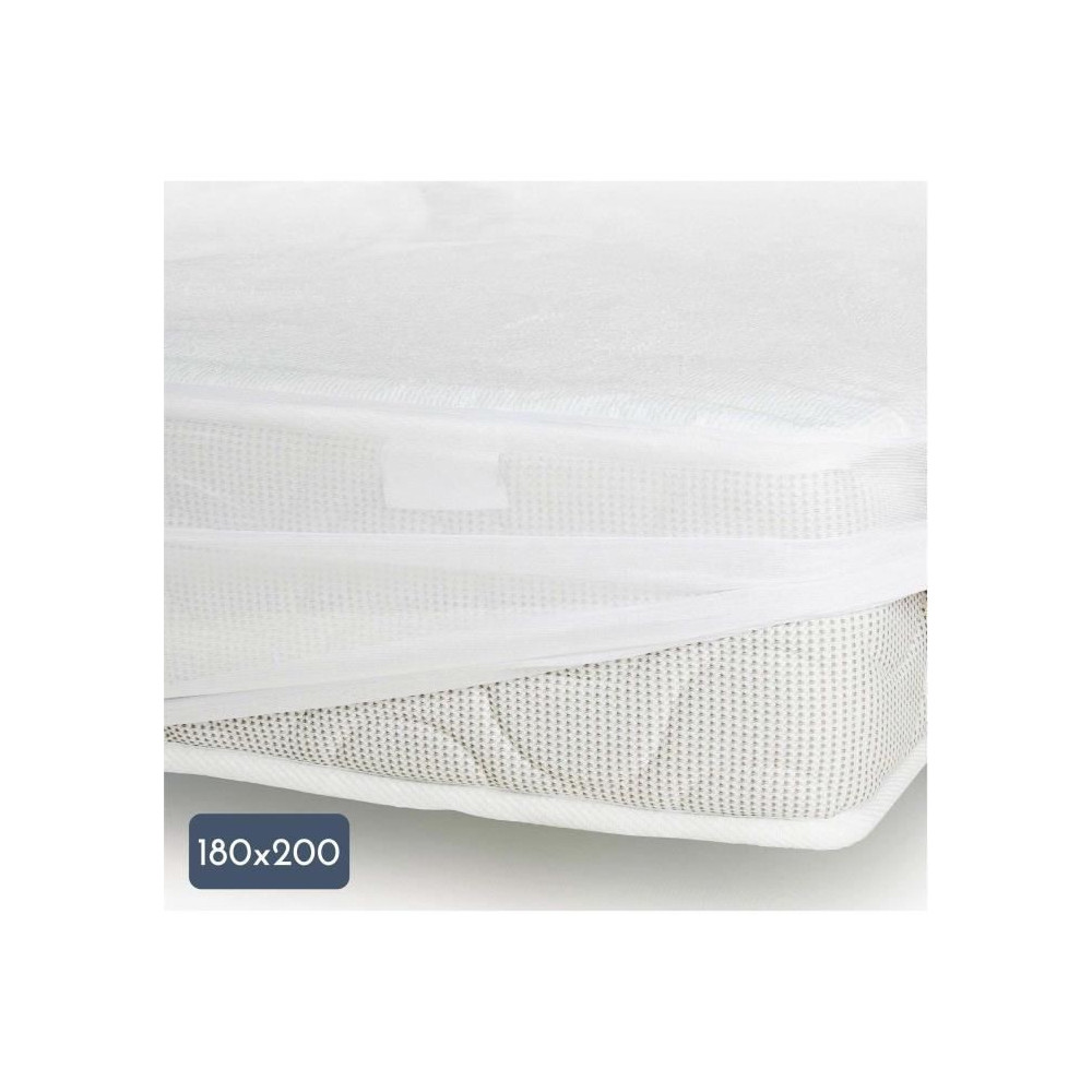 Protege-matelas - 180 x 200 cm x 25 cm - 100% Coton - 170 G/M2 - LOVEL
