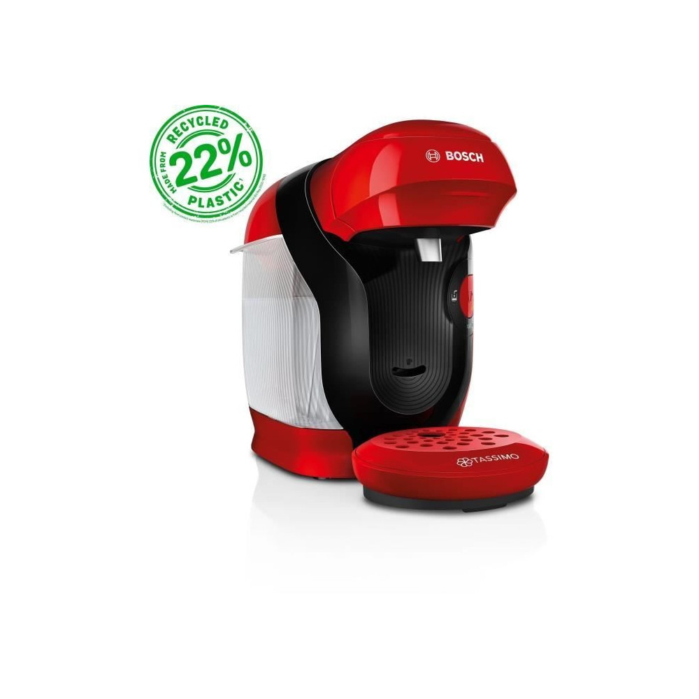 Machine a café multi-boissons - BOSCH - TASSIMO - T11 Style rouge - 1