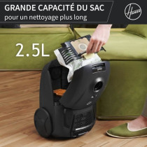 HOOVER HE1 - Aspirateur Traineau avec sac Compact et Puissant - Grande