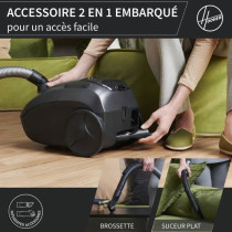 HOOVER HE1 - Aspirateur Traineau avec sac Compact et Puissant - Grande