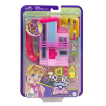 Polly Pocket-Maison de Reve Barbie-Coffret avec 3 mini-figurines HWP1