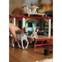 Caravane rencontres secretes, coffret schleich avec 1 cheval schleich