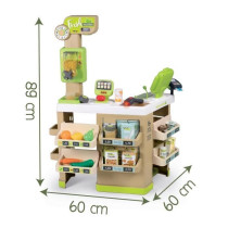 Smoby Fresh market - Marchande représentant un magasin bio - des 3 an