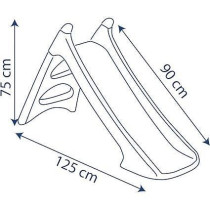 Smoby - Toboggan XS Pat' Patrouille - Glisse 90cm - H 75cm - Fabriqué