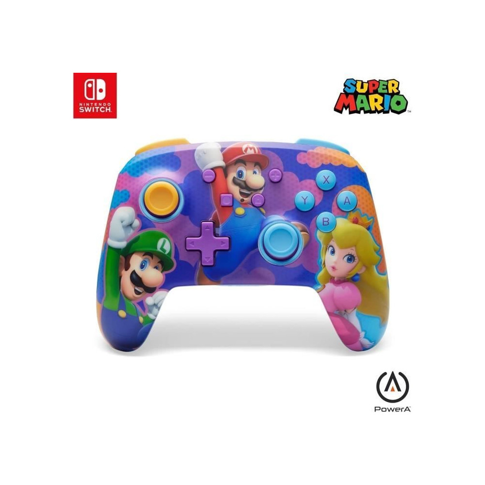 Manette sans fil - POWER A - Nintendo Switch - Super Mario Splash Hero