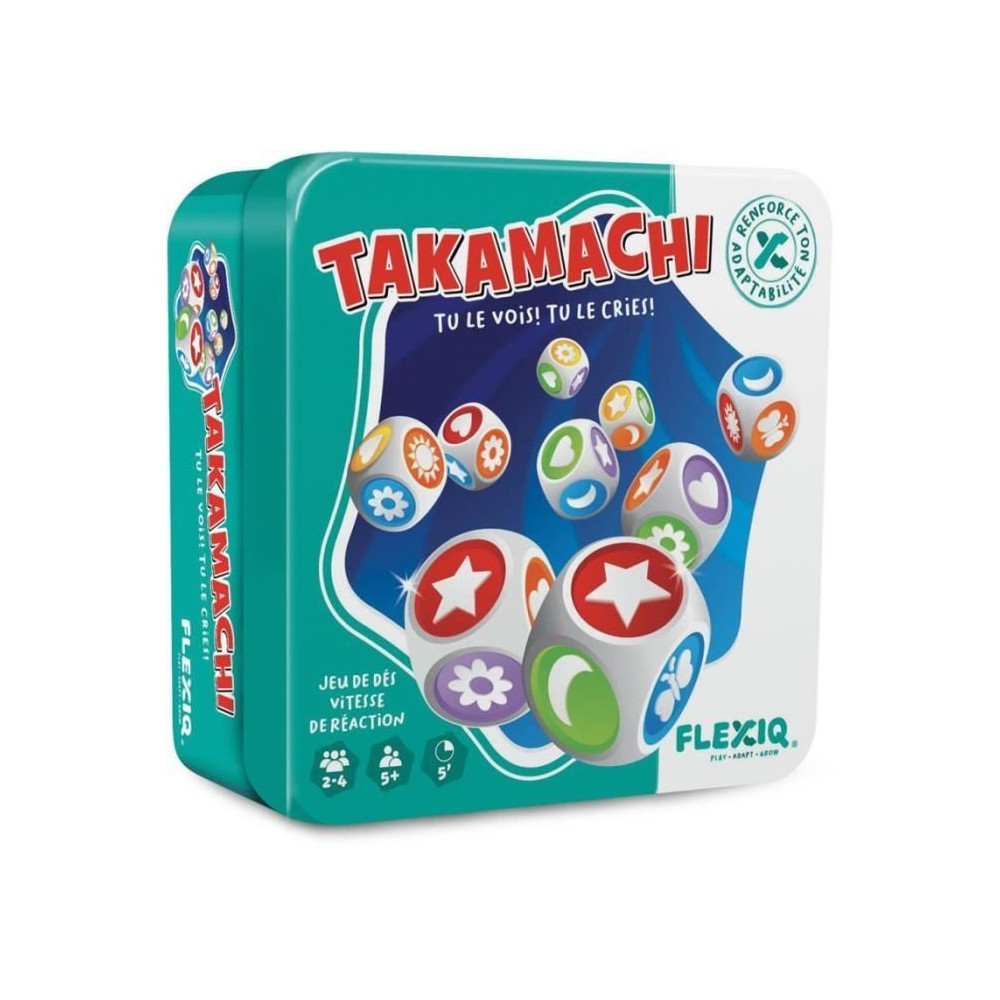 Asmodee - Takamachi - Jeu de dés - Observation et rapidité - Moins d