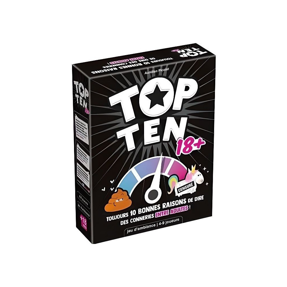 Cocktail Games | Top Ten 18+| Jeu de société | a partir de 14 ans |