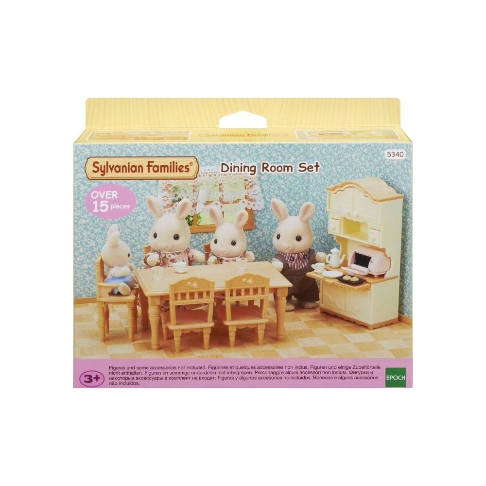 Figurines miniatures - SYLVANIAN FAMILIES - La salle a manger - Set co