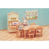 Figurines miniatures - SYLVANIAN FAMILIES - La salle a manger - Set co