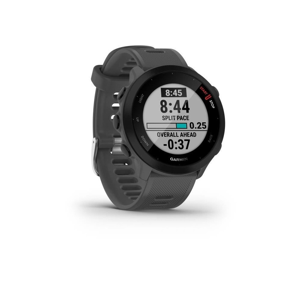 Montre connectée sport - GARMIN - Forerunner 55 - Monterra Grey (Gris