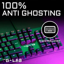 Clavier Gamer - The G-Lab - KEYZ CARBON E - Mécanique (Switch Bleu) -