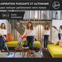 Aspirateur Balai sans fil - HOOVER - HF910H - 65 AW - 86 dBA - Ecran L