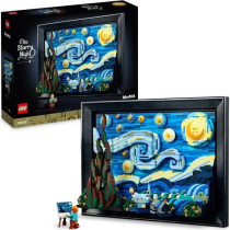 LEGO Ideas 21333 Vincent Van Gogh - La Nuit Étoilée, Reproduction de