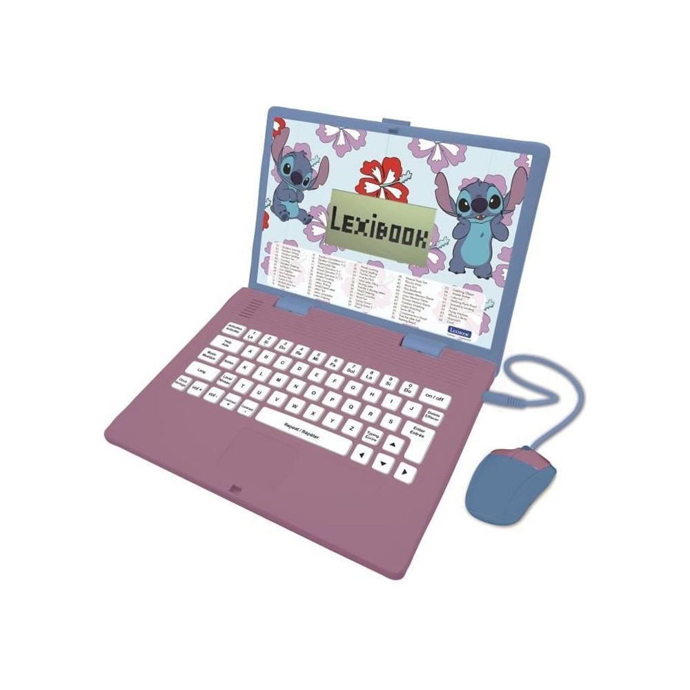 Ordinateur éducatif bilingue STITCH – 124 activités (Français-Ang