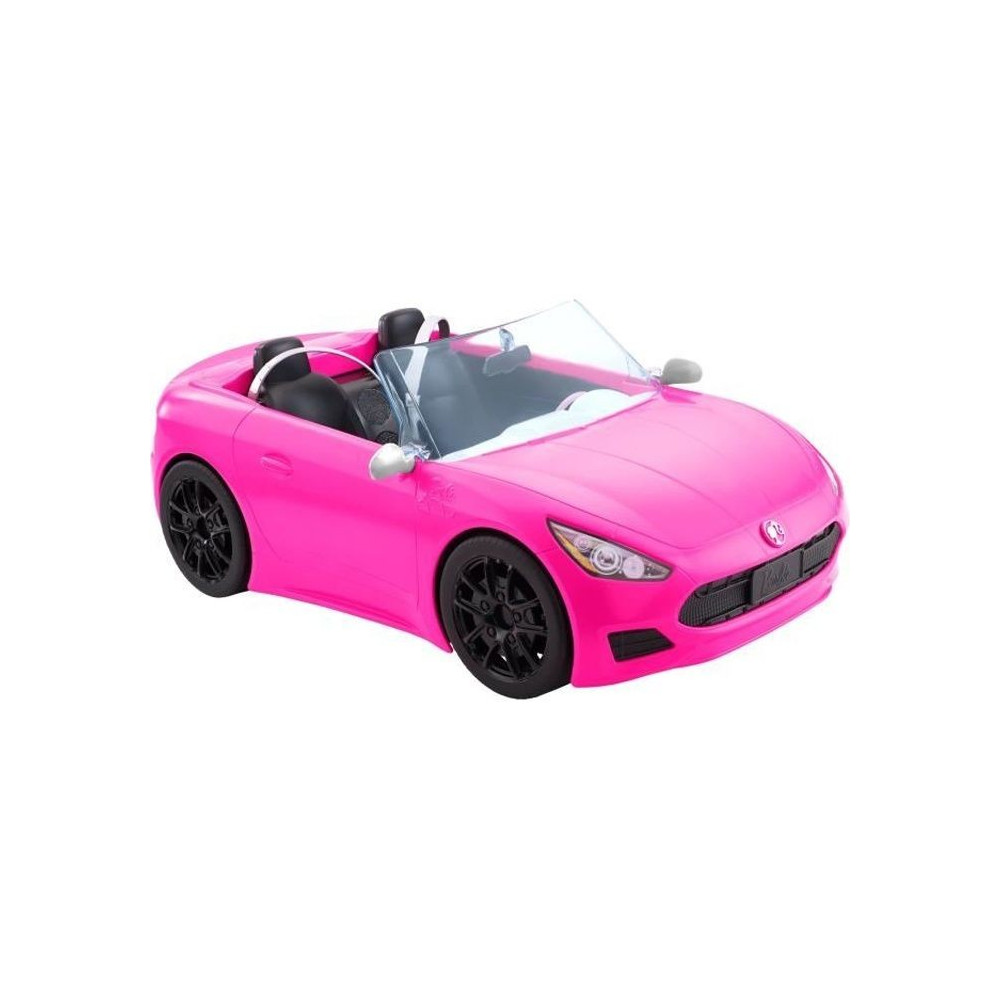 Barbie - Voiture Cabriolet de Barbie - Véhicule poupée mannequin - D