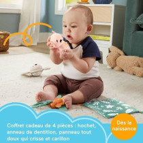 Fisher-Price-Les Sens en éveil - Coffret 4 jouets sensoriels pour b