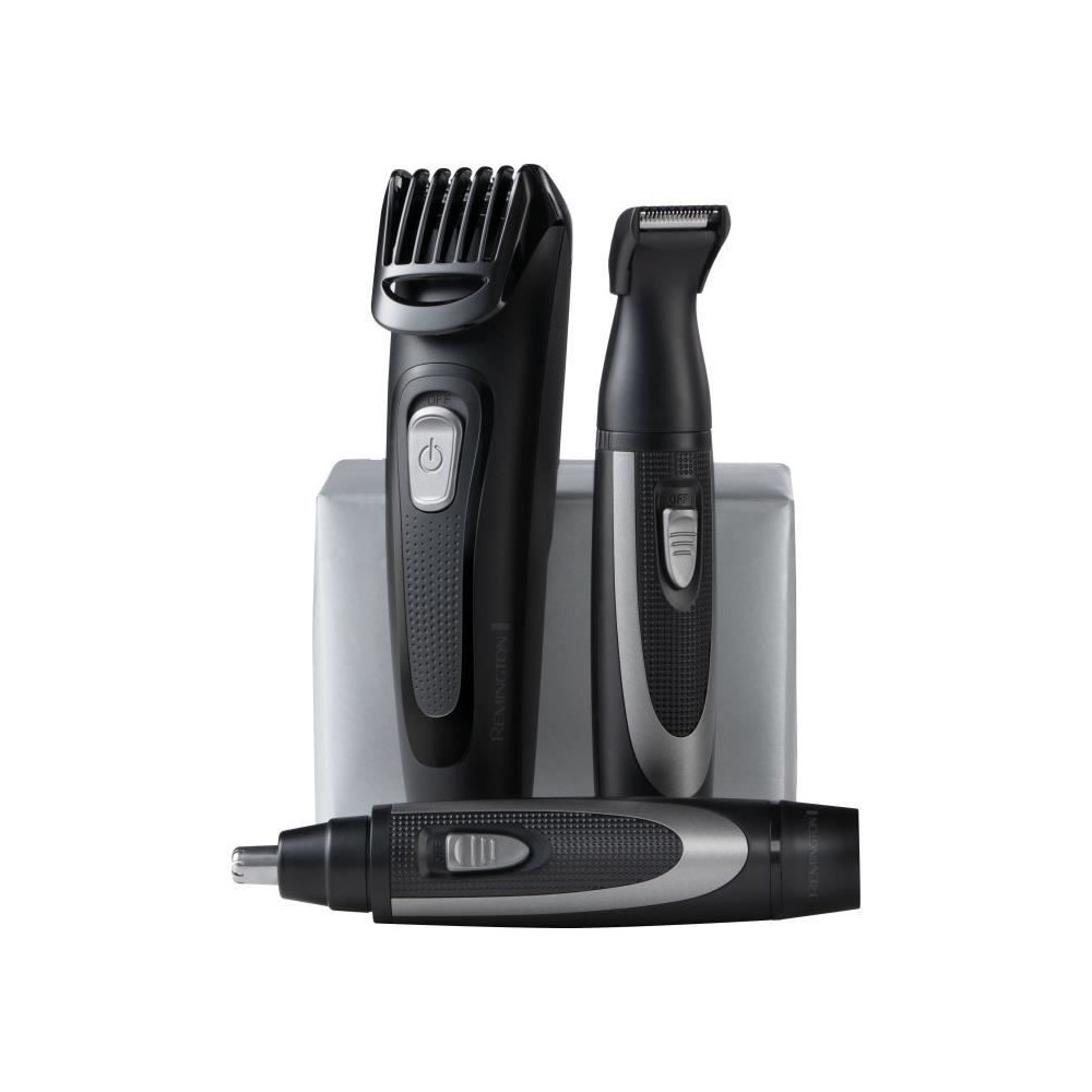 Kit pour la barbe - REMINGTON - The Works - Tondeuse auto-affûtée -