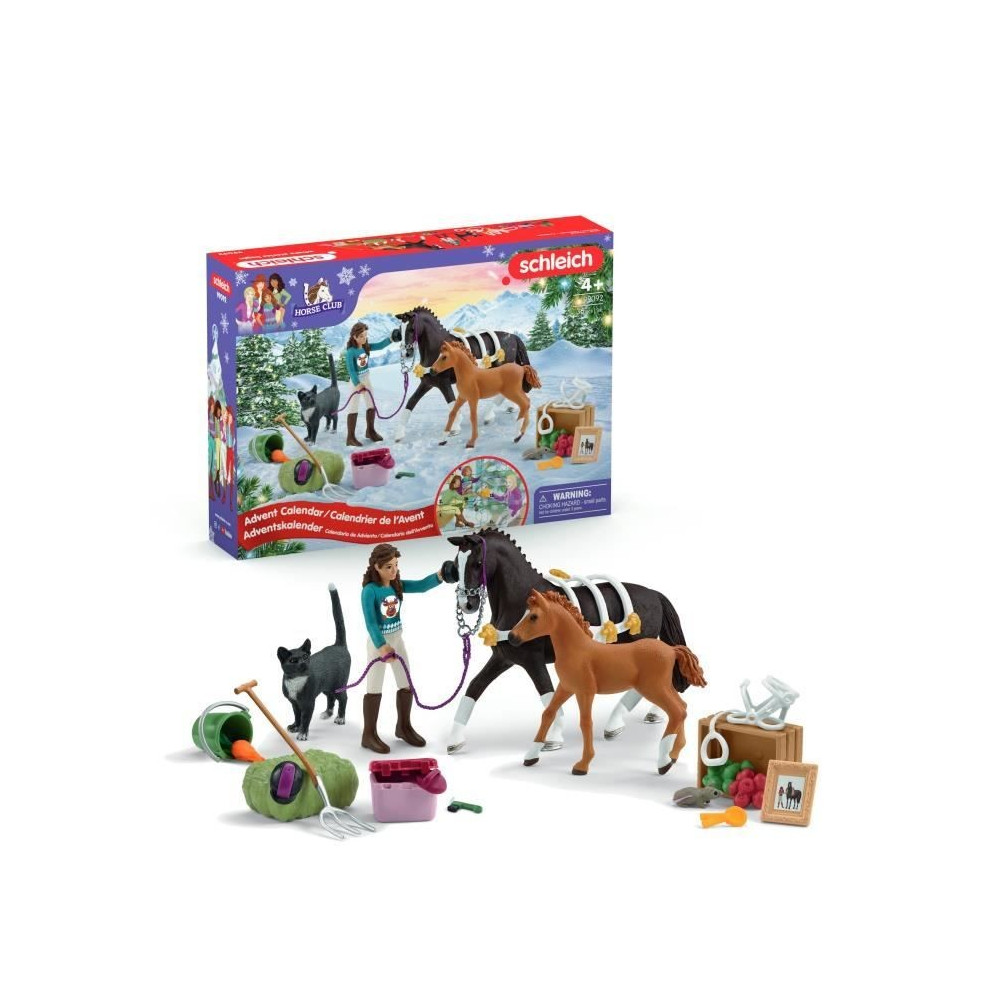Calendrier de l'Avent Horse Club, SCHLEICH 99092 Club, 24 super surpri
