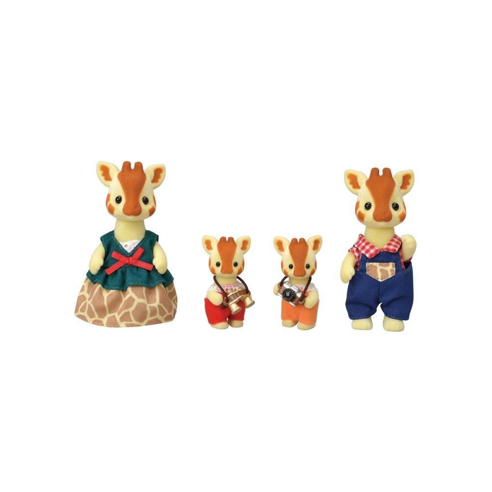 SYLVANIAN FAMILIES - Famille Girafe - 4 personnages articulés - Orang
