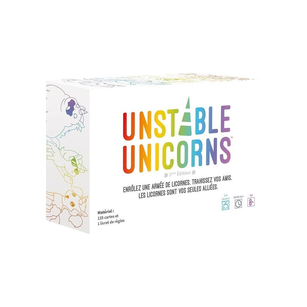 TeeTurtle | Unstable Unicorns | Jeu de société | a partir de 8 ans |